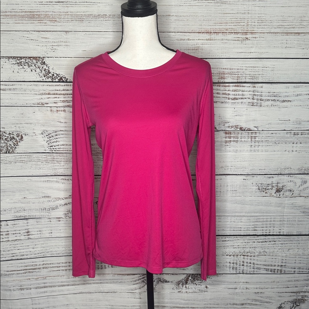 Women's Pink Long Sleeve Top